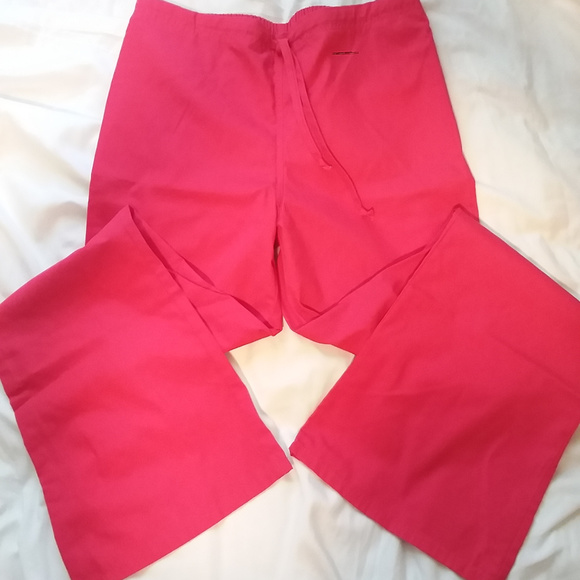 Red Scrub Bottoms - Picture 1 of 4